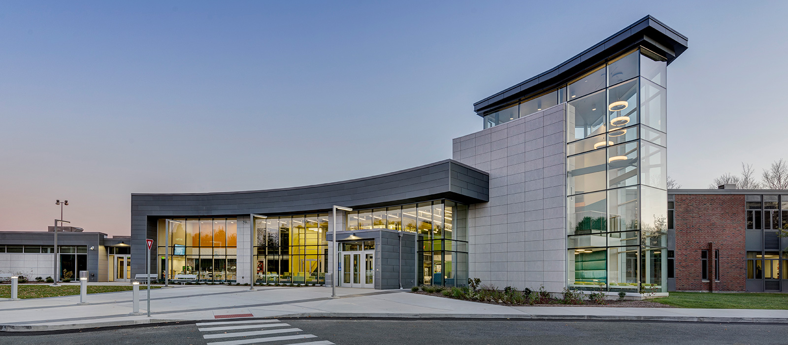 Asnuntuck Community College exterior Tecton Architects