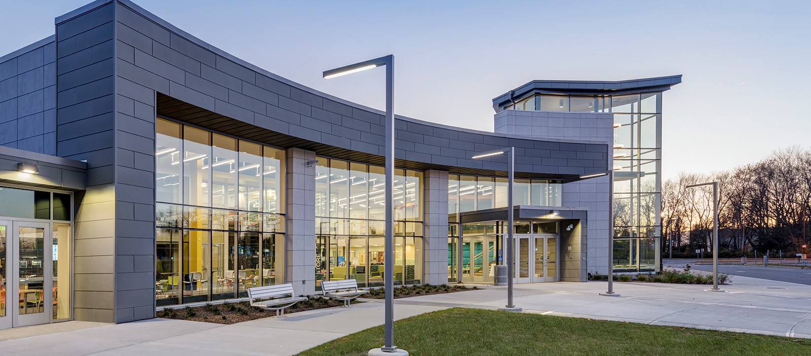 Asnuntuck Community College exterior Tecton Architects