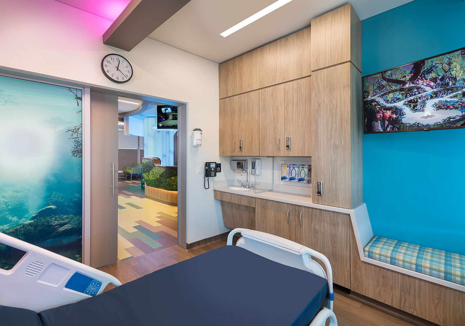 CCMC Connecticut Childrens Medical Center exam room Tecton Architects