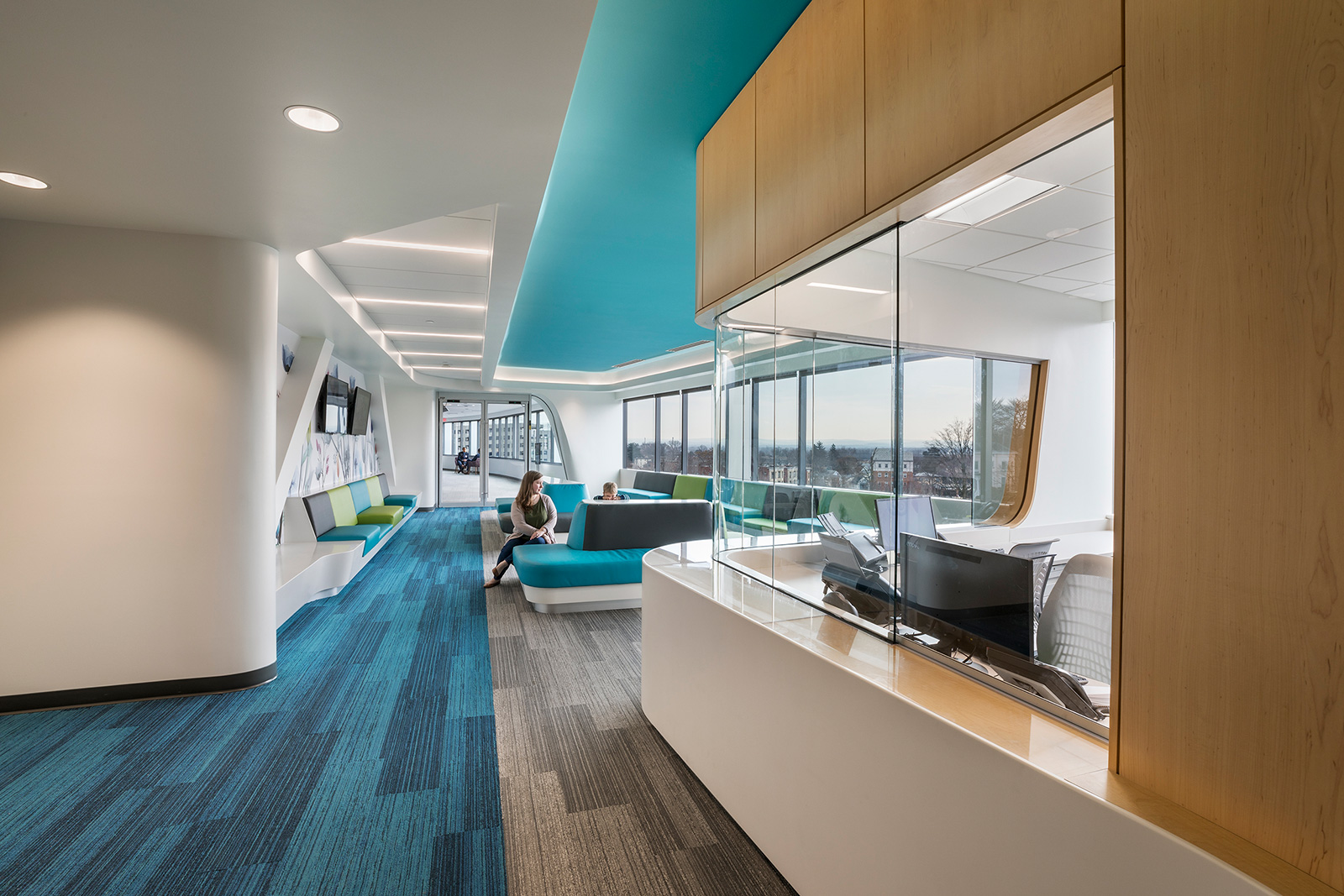 CCMC Connecticut Childrens Medical Center Orthopedics waiting room Tecton Architects